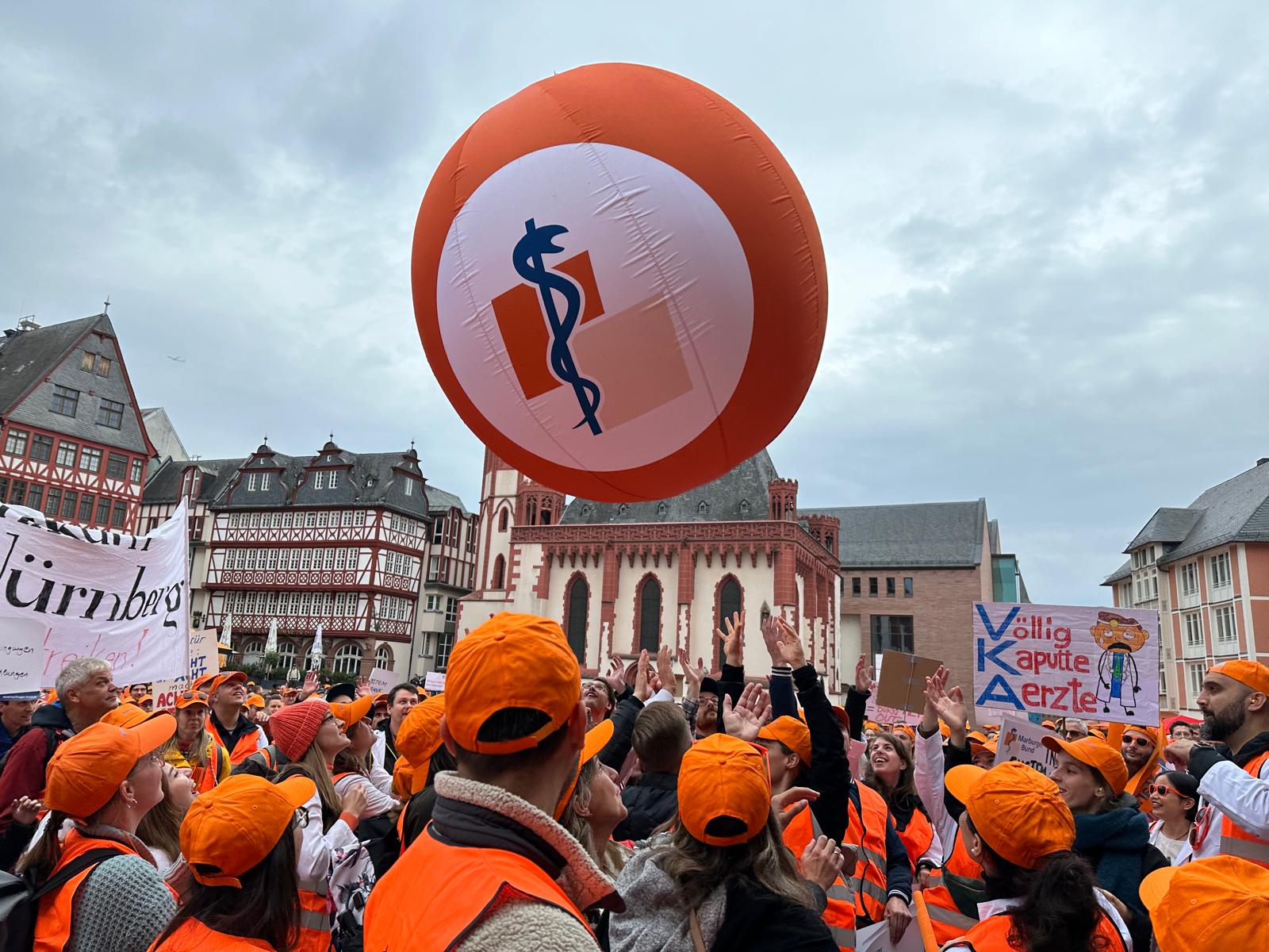 Ärztewarnstreik_Zentrale Kundgebung Frankfurt